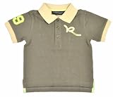 Rocawear Toddler Boys S/S Olive Green & Beige Polo