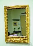 Review   / Bamboo Towel Hook Bathroom Bedroom Wall Mirror