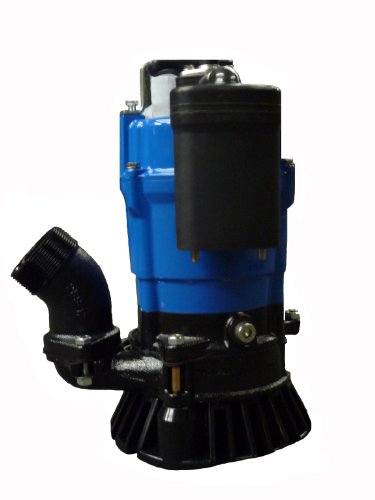 Tsurumi HSA2.4S 1/2 H.P. 1/115V, submersible sump pump with a electronic sensing float switch.