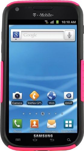 BLACK PINK MESH CASE COVER FOR T-MOBILE SAMSUNG GALAXY S2 SII T989 HERCULES