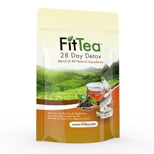 Fit Tea 28 Day Detox Herbal Weight Loss Tea - Natural Weight Loss, Body Cleanse and Appetite Control. Proven Weight Loss Formula.