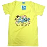 スティッチ&スクランプ《イエロー》レディースTシャツ☆ディズニーキャラクターグッズ(女性用アパレル)通販☆