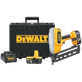 Factory-Reconditioned DEWALT DC618KAR Heavy-Duty 1-1/4 to 2 1/2-Inch 18-Volt Ni-Cad 16-Gauge Cordless Angled Finish Nailer