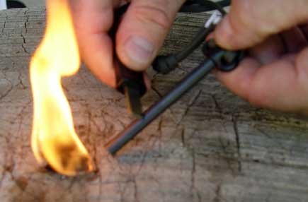 GobSpark FireSteel Ranger with Super Scraper and Lanyard