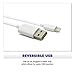 RND Apple Certified Lightning to Reversible USB 6FT Cable for iPhone (6/6 Plus/6S /6S Plus/5/5S/5C) iPad (Pro/Air/Mini) iPod and Siri Remote Data Sync and Charge 8-Pin Cable (6 Feet/1.8 M/White)