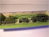 DINKY TOYS 152 MILITARY LIGHT TANK SET PRE-WAR BOXED