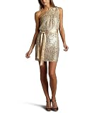 ABS Allen Schwartz Women's Asymmetrical Sequin Short Dress