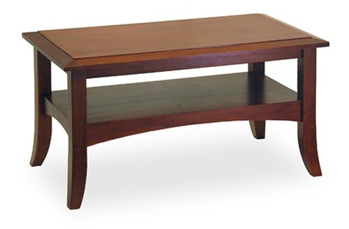 Craftsman Coffee Table Antique Walnut Finish