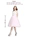 Nemobridal Women's 7 Layer Short Elastic Waistband Tutu Princess Tulle Midi Skirt