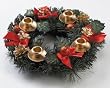 Advent Wreath - Red Ribbon
