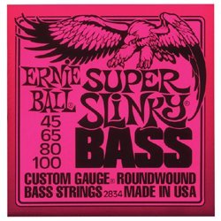 Ernie Ball 2834 Super Slinky Bass Nickel Round Wound String (.045 – .100)