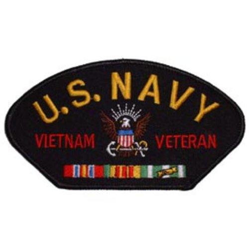 U.S. Navy Vietnam Veteran Hat Patch 2 3/4 x 5 1/4