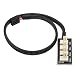 4-way PC FAN HUB PWM Multi Splitter Cable Adapter supports 4Ports 12v 3pin/4pin Fans
