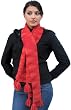 Handmade Alpaca Natural Fiber Scarf - Tangerine (Large Size with Vertical Opening)