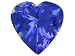Jewelry : MIN .75CT 6.5X6.5MM HEART SHAPE TANZANITE