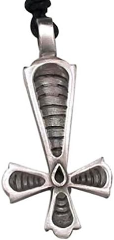 Dan Jewelers Goth Punk Inverted Cross Necklace Upside Down Pendant Symbol Gothic Charm Pewter Jewelry