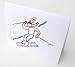 Snow Skiing Note Cards