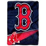 Boston Red Sox 60"x80" Royal Plush Raschel Throw Blanket - Speed Design Warm Machine Washable