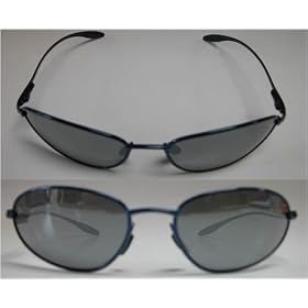 $250 Nike Hyperion Spin EV0078 Blue Metal Sunglasses