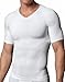 SPANX Zoned Compression V-Neck Top White S
