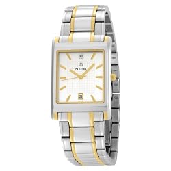 Bulova Men's 98D005 Diamond Dial Calendar Watch