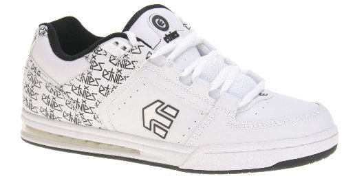 Etnies Scan Skate Shoes White/White/Black