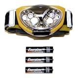 Sporting Goods : HDL33AINE 6LED HEADLIGHT W/REFLECTIVE TAPE AND PENCIL GRIPS