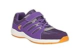 Clarks Girls Sport Out-Of-S Cross Dart Jnr Synthetic Trainers In Purple Combi Standard Fit Size 2.5