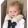 Kiddopotamus Cushystraps Super Soft Strap Covers, Fawn Teddie Bears