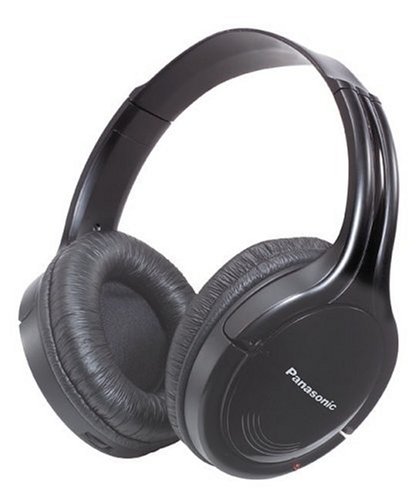 Panasonic RP-WF810EB-K - FM Cordless Headphone with 100m range (Black)