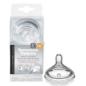 Tommee Tippee Closer To Nature Fastflow Easivent Teats x 2