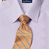 Birdseye Tonal Stripe French Cuff Dress Shirt