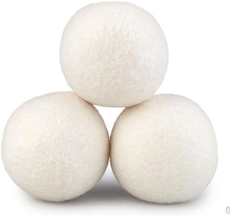 Woolous Set of Six Premium New Zealand Merino Wool Dryer Balls, 100gr, 10cm, 3Pcs/Pack