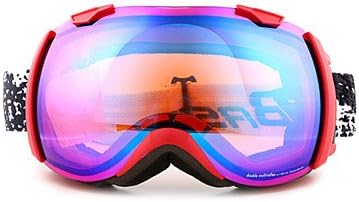 naluo BASTO Red TPU Frame Anti-wear Skiing Snow Goggles
