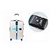 BlueCosto (Blue, Cross) TSA Lock Long Luggage Straps Suitcase Travel Belt 800079-BLU