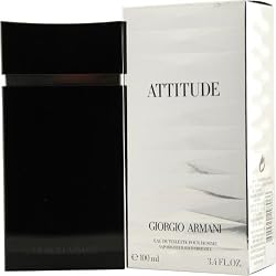 Attitude by Giorgio Armani for Men, Eau De Toilette Spray, 3.4 Ounce