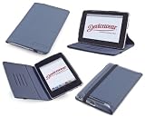 Devicewear The Ridge Slim Vegan Leather Magnetic Case for Google Nexus 7 with Six Position Flip Stand, Blue (RDG-GN7-BLU)
