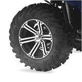 ITP MUD Lite XTR SS 212 Machined Alloy 27in. X 14in. Left Front Tire/Wheel Kit , Material: Alloy 43177L