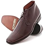 NOHARM Brown Lace-up Vegan Ankle Boots