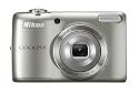 Nikon COOLPIX L26 16.1 MP Digital Camera with 5x Zoom NIKKOR Glass Lens and 3-inch LCD (Silver)