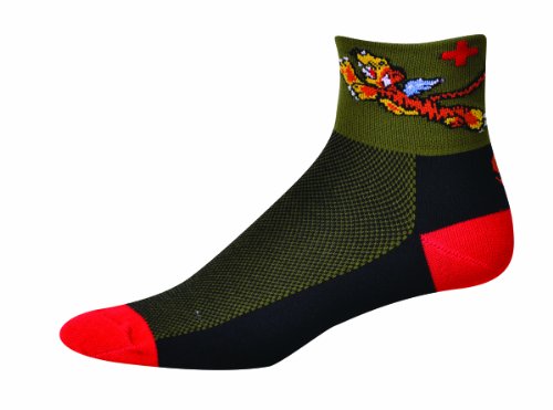 Save Our Soles Flying Tigers Socks, Black, X-Large