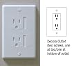 Self-closing 2 Screw Outlet Covers 6-pack (White) Self-closing 2 Screw Outlet Covers 6-pack (White)