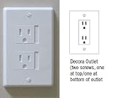 Self-closing 2 Screw Outlet Covers 6-pack (White)