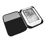 Black Fabric Neoprene Sleeve Case for Amazon Kindle DX 9.7