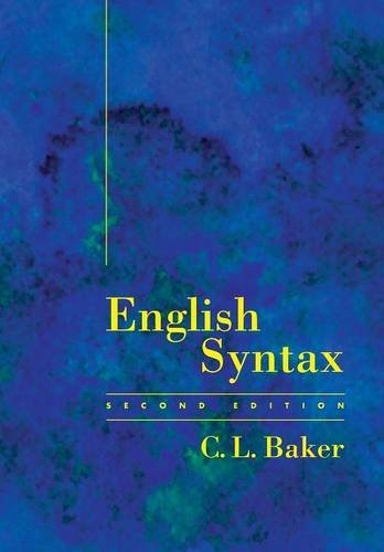 english syntax 2nd edition