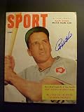 Ralph Kiner Pittsburgh Pirates Autographed June 1952 Sport Magazine