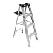 Werner 374 300-Pound Duty Rating Aluminum Stepladder, 4-Foot