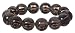 14mm Round Smoky Quartz Beaded Stretch Bracelet