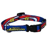 NASCAR Jimmie Johnson Adjustable Pet Collar, Team Color, Large