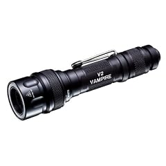 SureFire V2 Vampire - Dual-Output Multi-Spectrum Tactical LED Taschenlampe - 2012 Model (White/Infrared) V2-BK Black